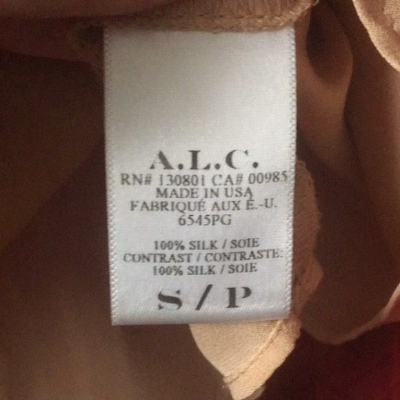 A.L.C. Red Silk Dress - Picture 7 of 7